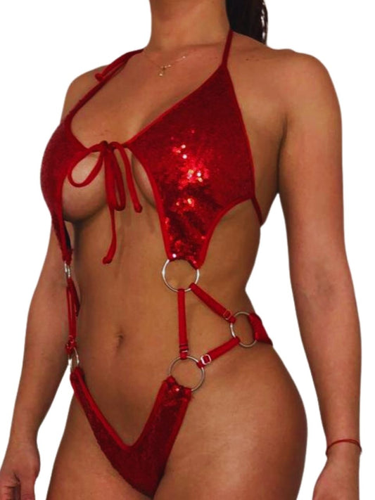 10F Body Candela with three rings on the sides of the waist Without Stones