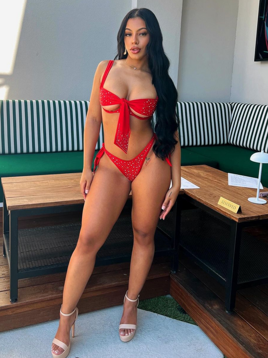 10B Set Moño With Stones