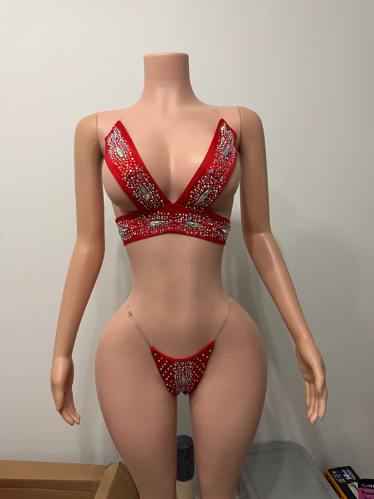 10B Set Betty Demi-Bras with Stones