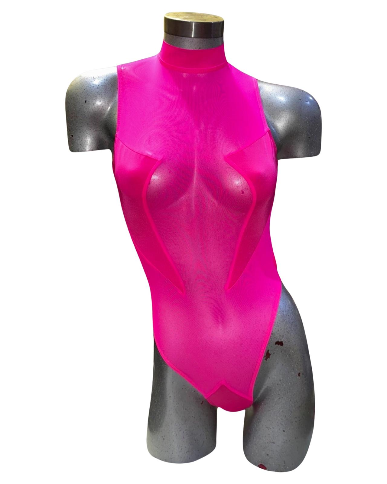 10A Body Mishelle With Mesh Without Stones