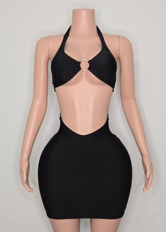 7F DEMMY Short Dress | Handmade Neon Stagewear (Without Stones)