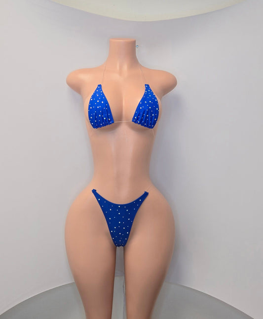 10B Set Susi Elastico transparente With Stones - Made to order