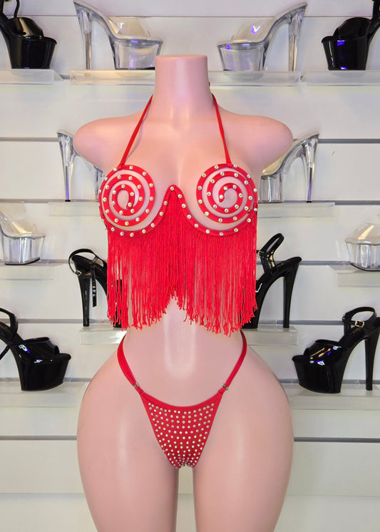 10B SET ASPIRAL, With Stones - Made to order