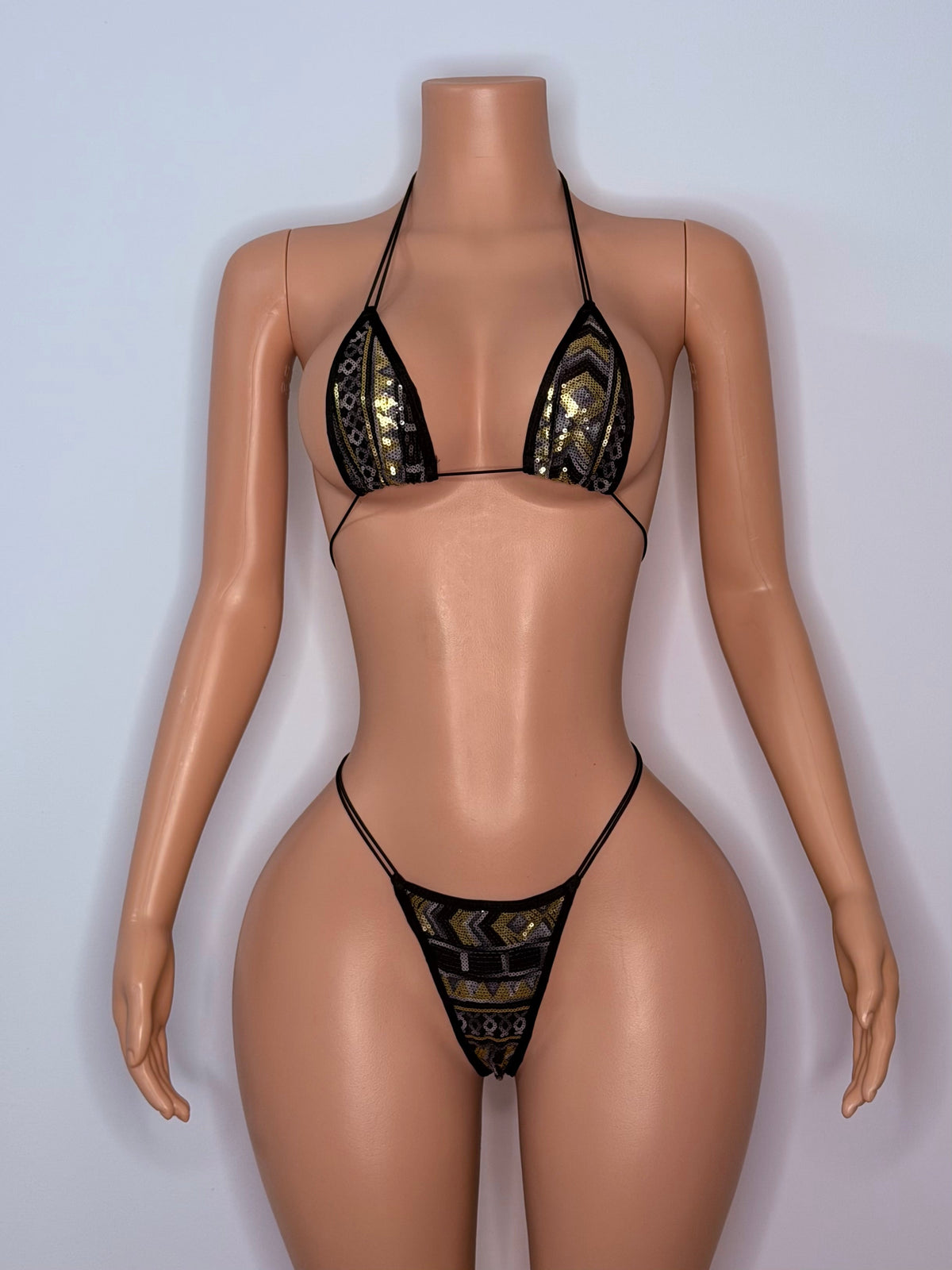 10B Set candy – Rhinestone Micro Bikini – Stripper Dancewear for Women – Stage & Clubwear Outfit  King Thong - Made to order