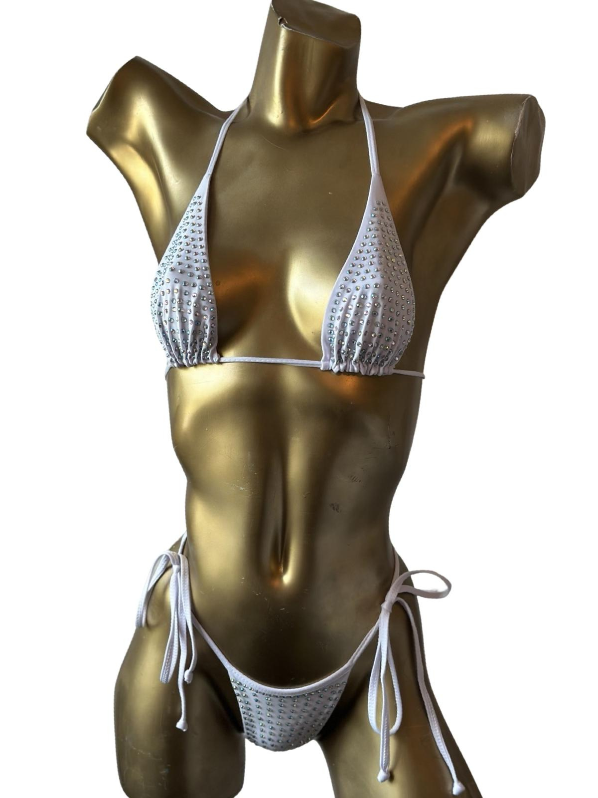 1A2 Set Sisi New with 2 cm back Thread with tie, With Stones - On Request