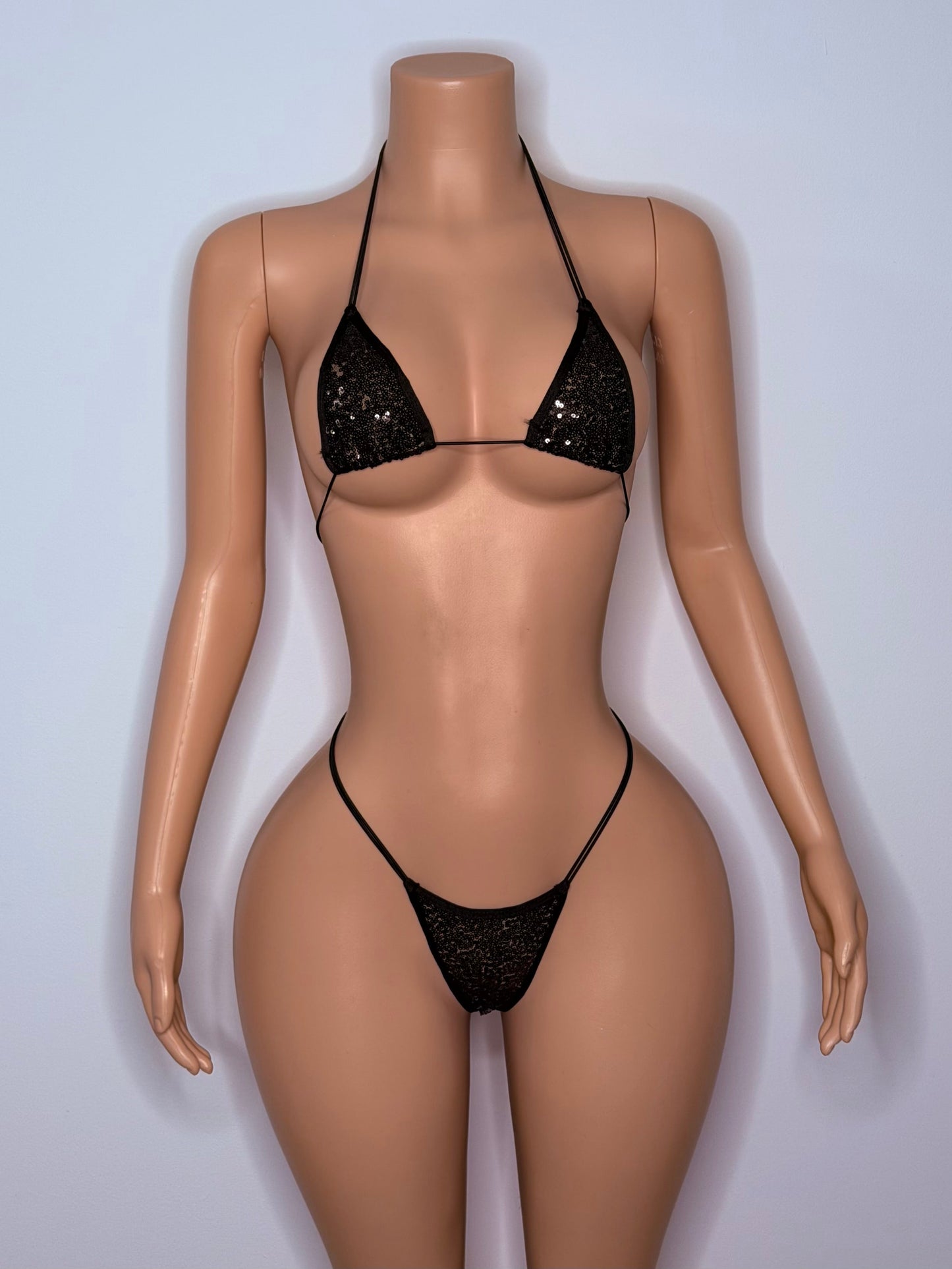 10B Set candy – Rhinestone Micro Bikini – Stripper Dancewear for Women – Stage & Clubwear Outfit  King Thong - Made to order