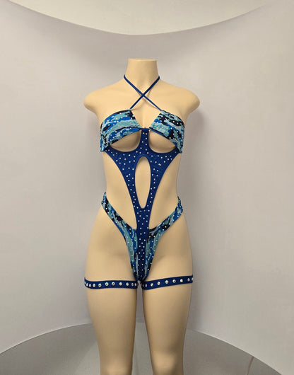 10A Body doble With Stones - Made to order