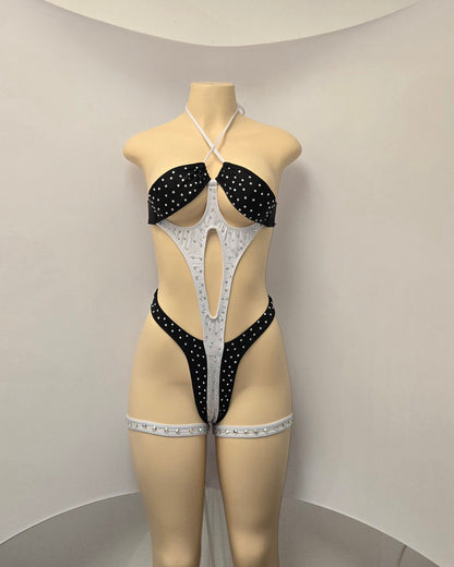 10A Body doble With Stones - Made to order