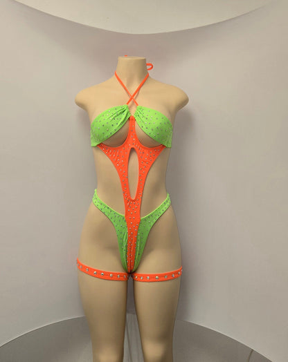 10A Body doble With Stones - Made to order