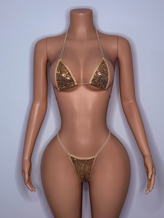10B Set candy – Rhinestone Micro Bikini – Stripper Dancewear for Women – Stage & Clubwear Outfit  King Thong - Made to order