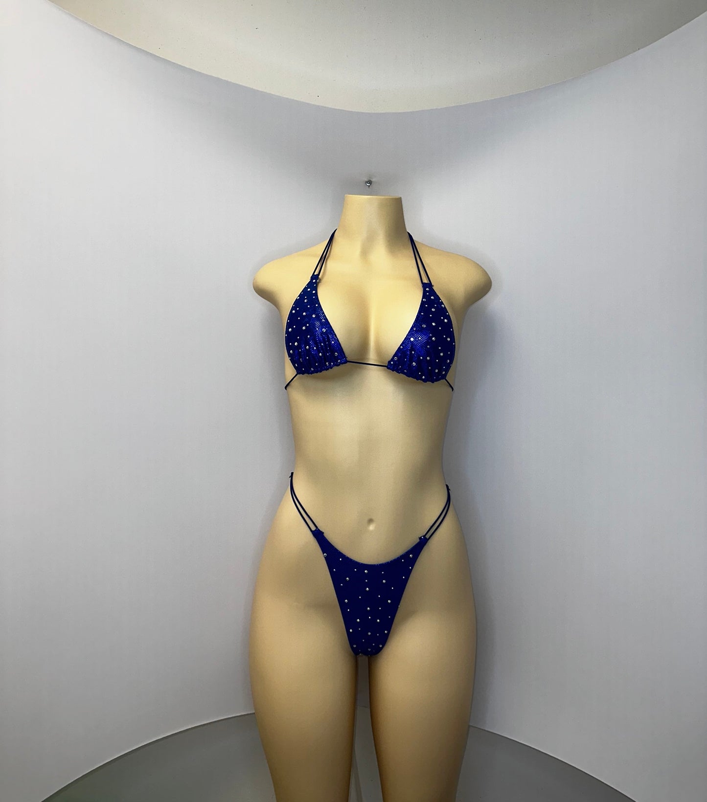 10B Set Susi 2– Rhinestone Micro Bikini – Stripper Dancewear for Women – Stage & Clubwear Outfit  King Thong grupo 2 - Made to order