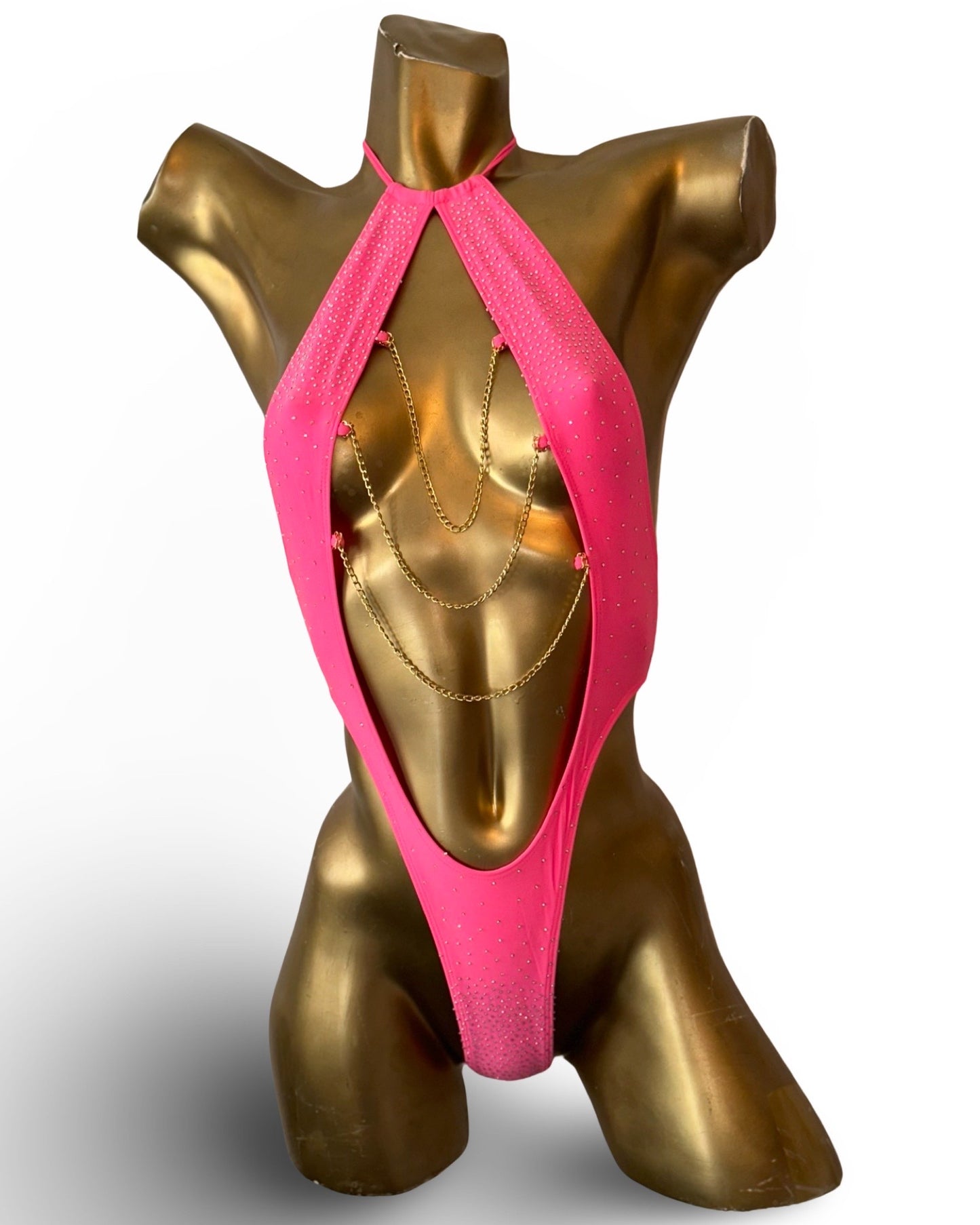 1K Body Meliza with Chain, With Stones - On Request