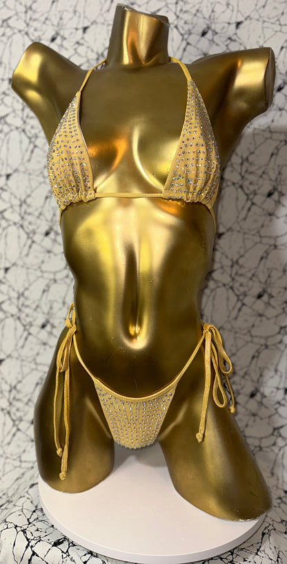 1A2 Set Sisi New with 2 cm back Thread with tie, With Stones - On Request