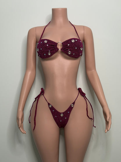 10B Exotic dancewear Set centauro troquel with Stones
