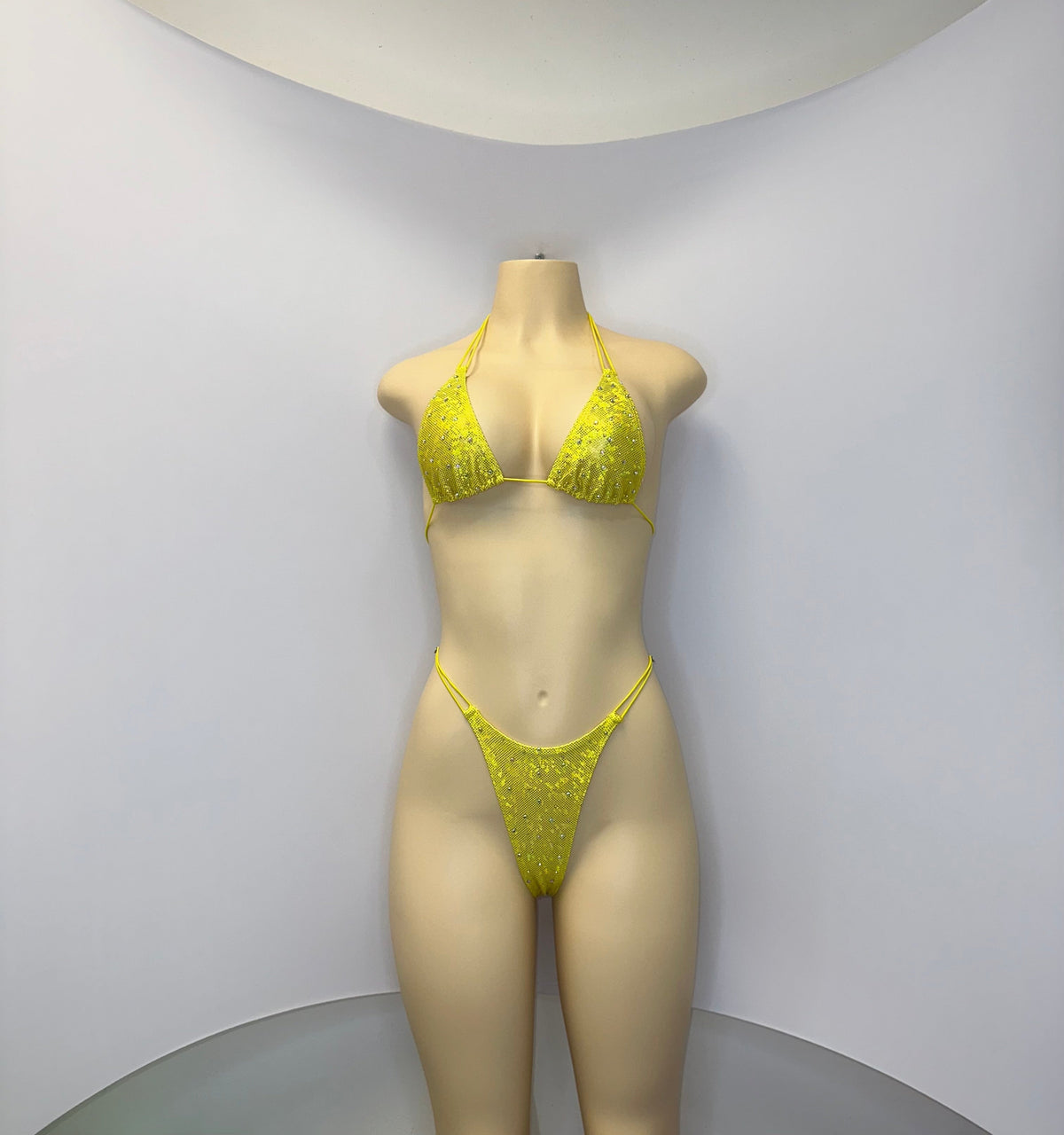 10B Set Susi XL – Rhinestone Micro Bikini – Stripper Dancewear for Women – Stage & Clubwear Outfit  King Thong - Made to order