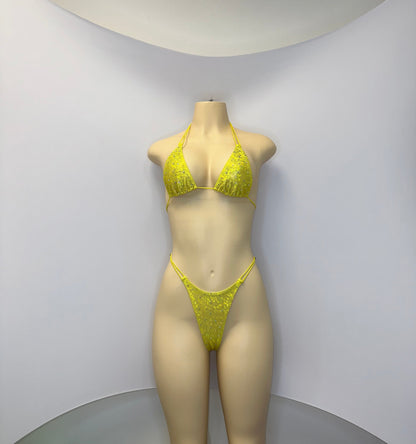 10B Set Susi XL – Rhinestone Micro Bikini – Stripper Dancewear for Women – Stage & Clubwear Outfit  King Thong - Made to order