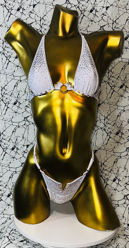 10A Set Media Luna with Stones