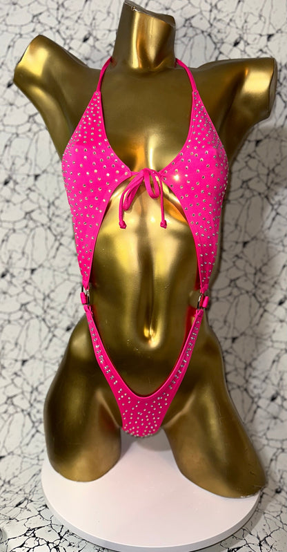 10A Body with Two Rings, With Stones - Made to order