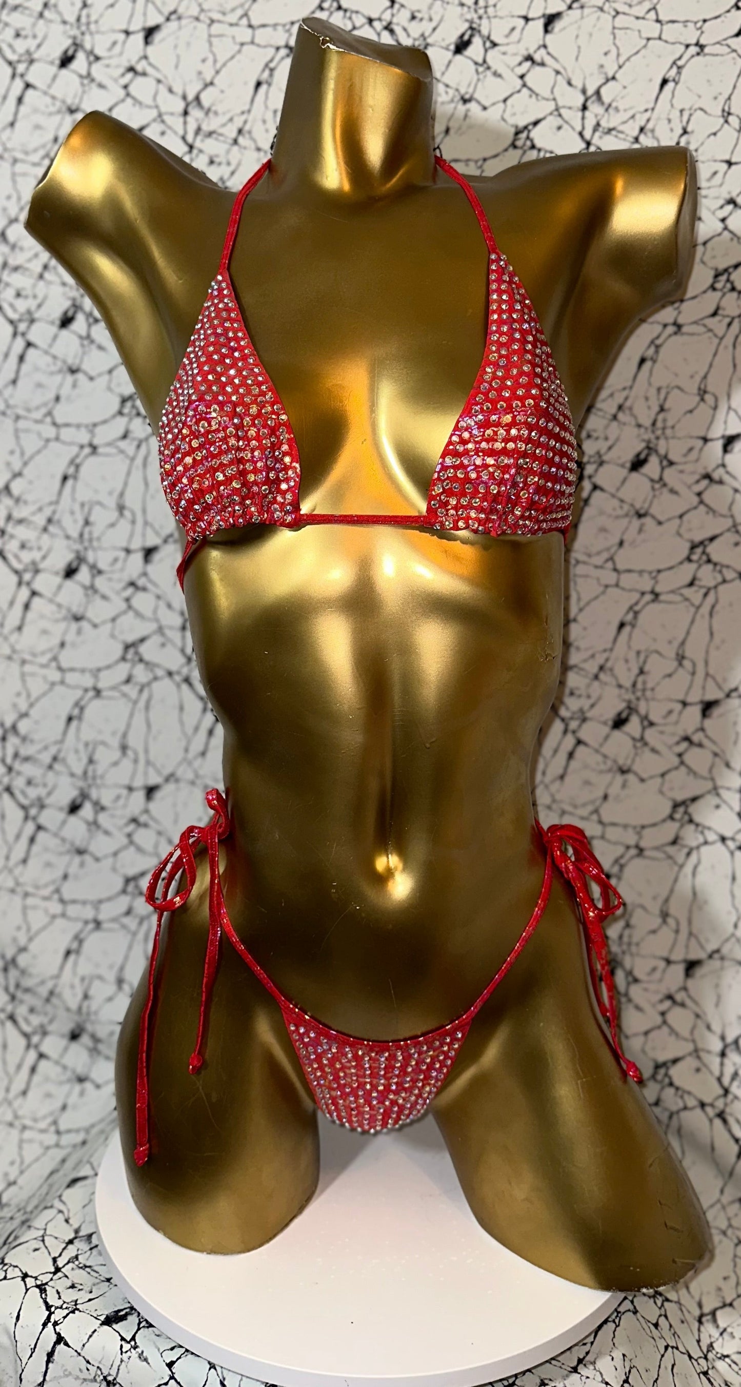 10B Set Sisi New with 2 cm back Thread with tie, With Stones