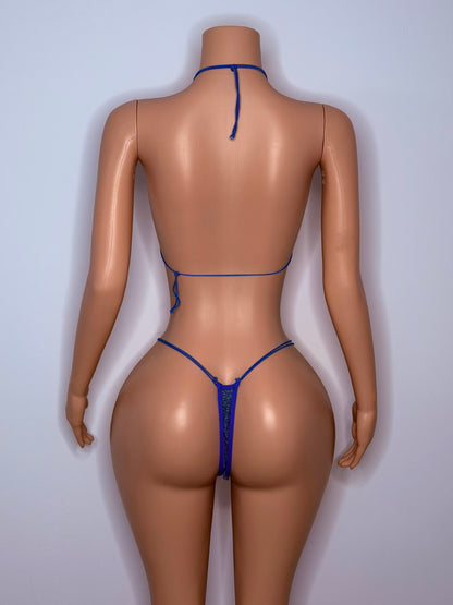 10B Set candy – Rhinestone Micro Bikini – Stripper Dancewear for Women – Stage & Clubwear Outfit  King Thong
