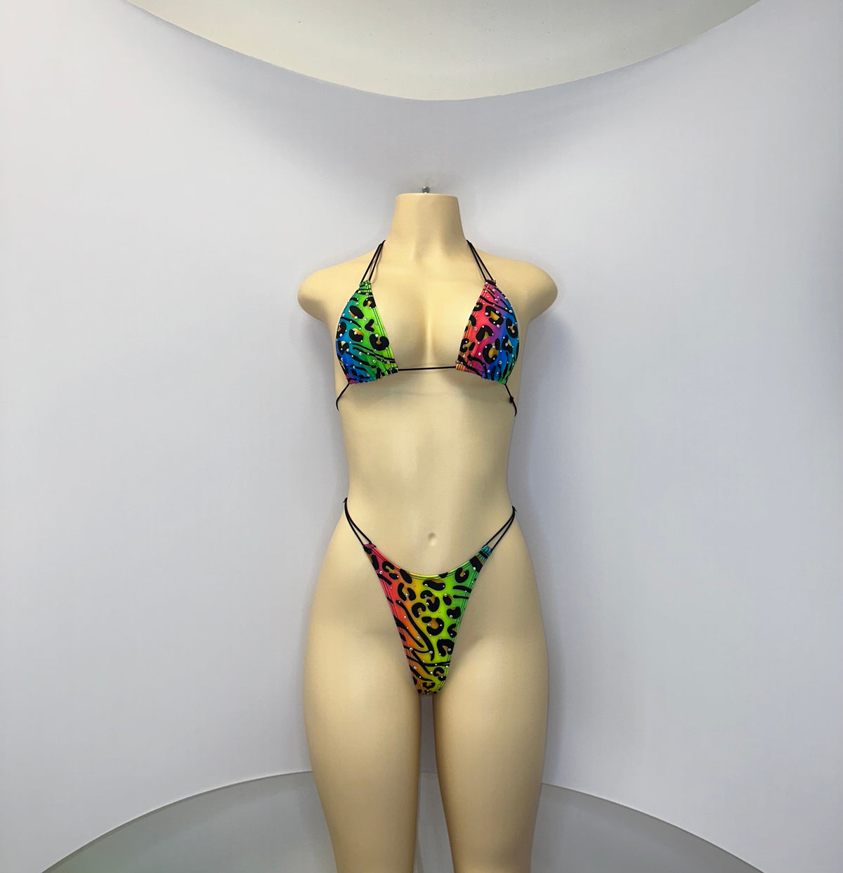 10B Set Susi 2– Rhinestone Micro Bikini – Stripper Dancewear for Women – Stage & Clubwear Outfit  King Thong grupo 2