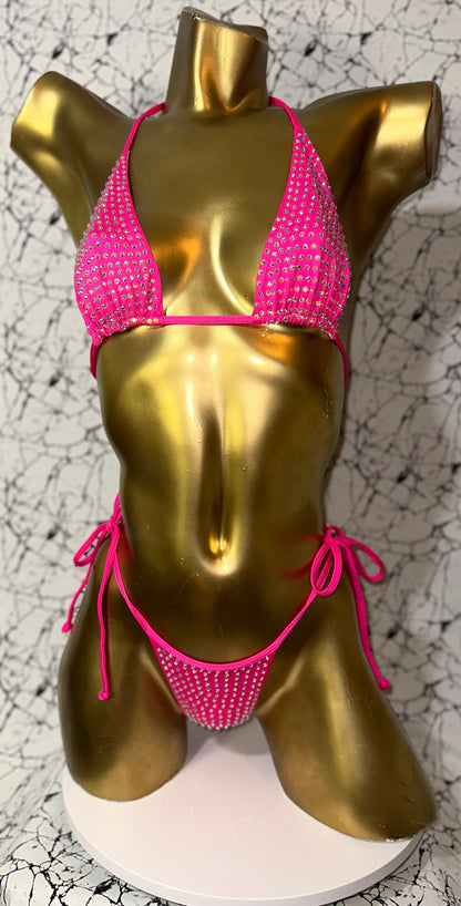 1A2 Set Sisi New with 2 cm back Thread with tie, With Stones - On Request