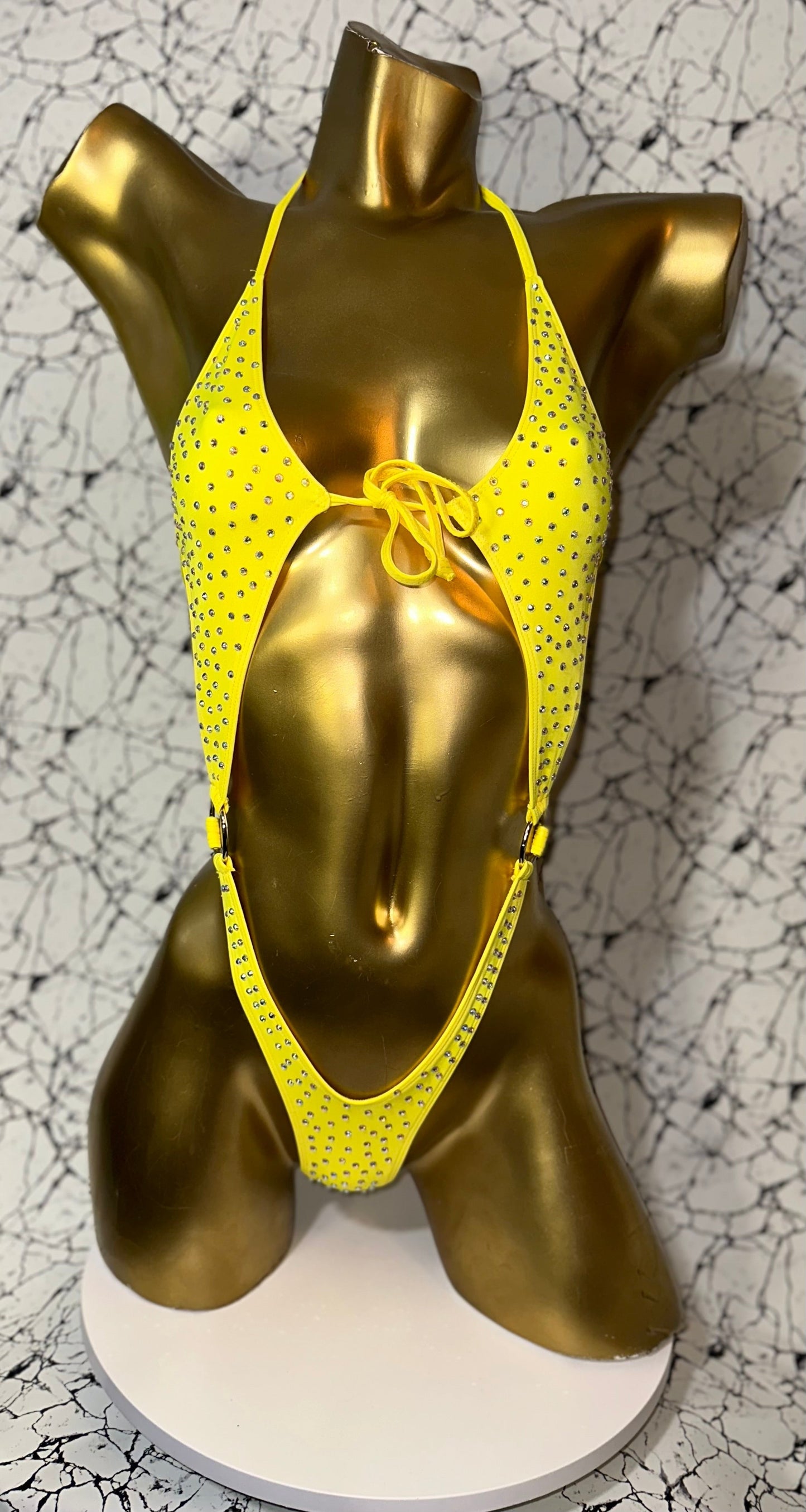 10A Body with Two Rings, With Stones - Made to order