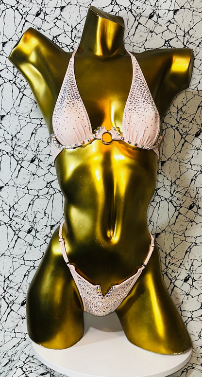 10A Set Media Luna with Stones