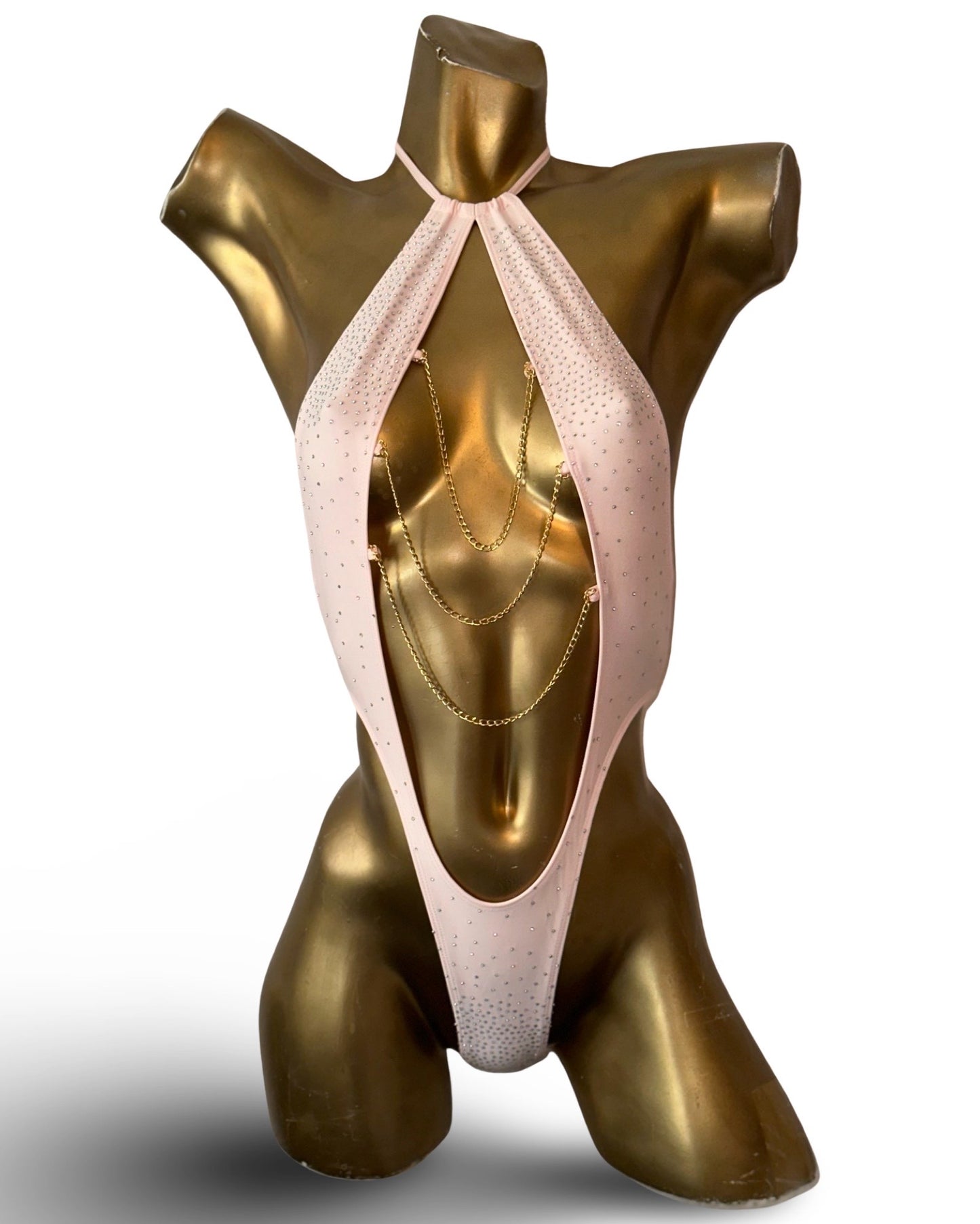 1K Body Meliza with Chain, With Stones - On Request