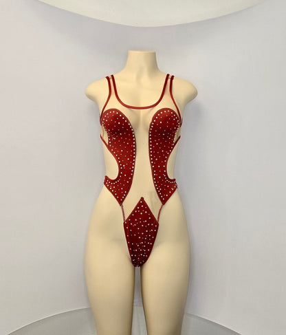 10A Body Mesh With Stones - Made to order