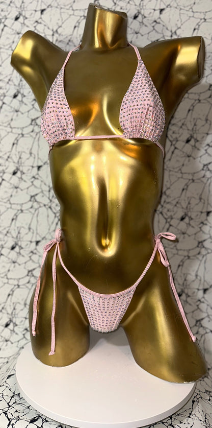 1A2 Set Sisi New with 2 cm back Thread with tie, With Stones - On Request