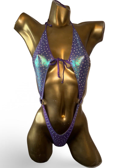 10A Body with Two Rings, With Stones - Made to order