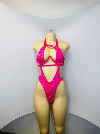 10A Body Sandra – Stripper Bodysuit, Rhinestone Stagewear, Dance Outfit - Made to order