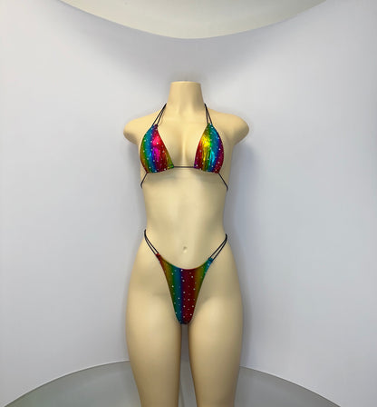 10D Set Susi Elastico De Color With Stones