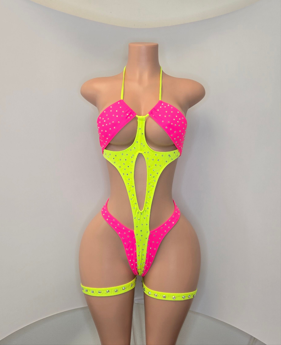 10A Body doble With Stones - Made to order