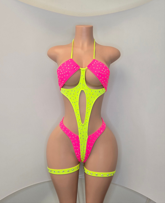 10A Body doble With Stones - Made to order