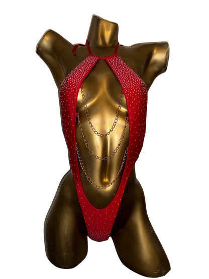 10A Body Meliza with Chain, With Stones - Made to order