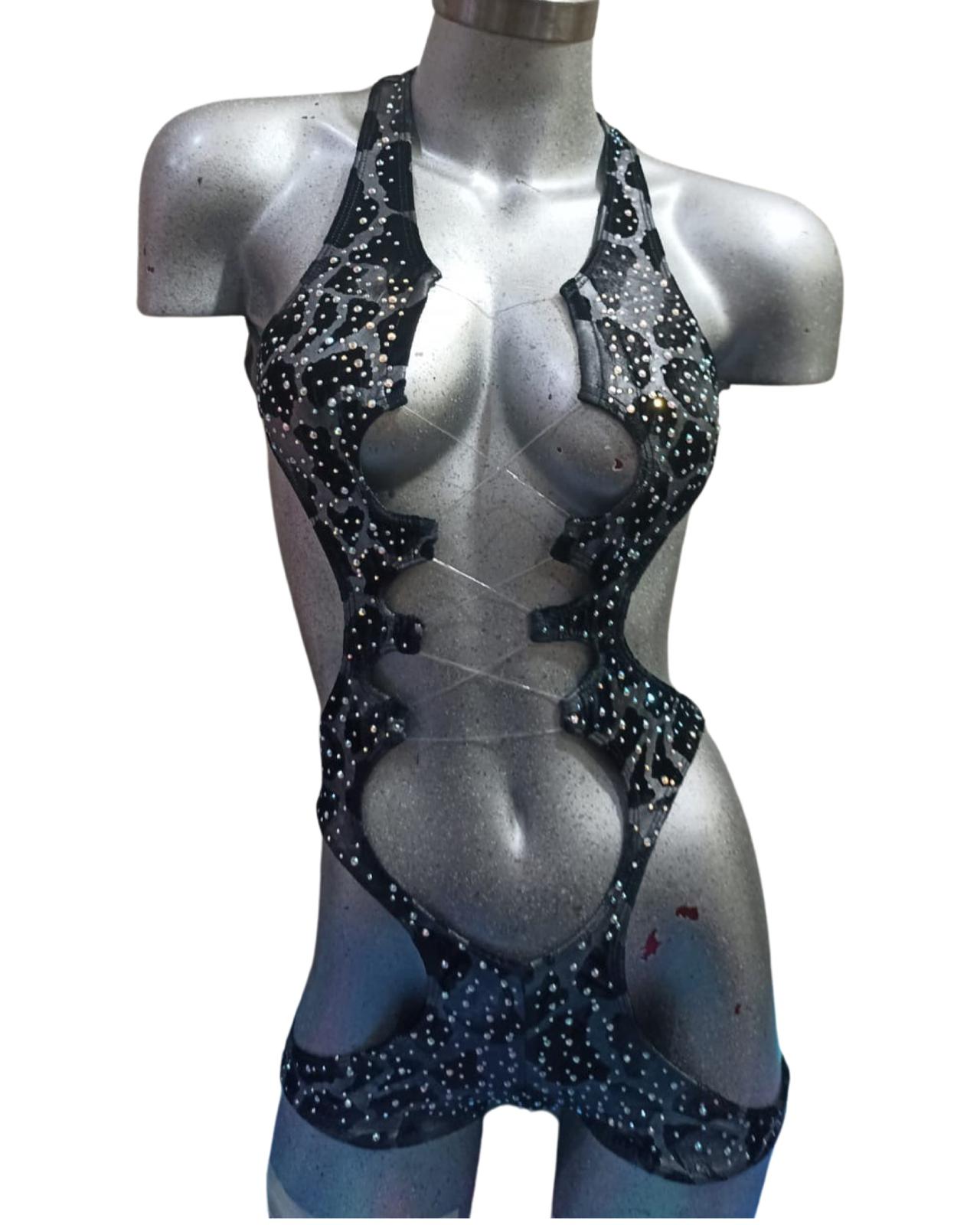 1N Body Emilia with Stones - On Request