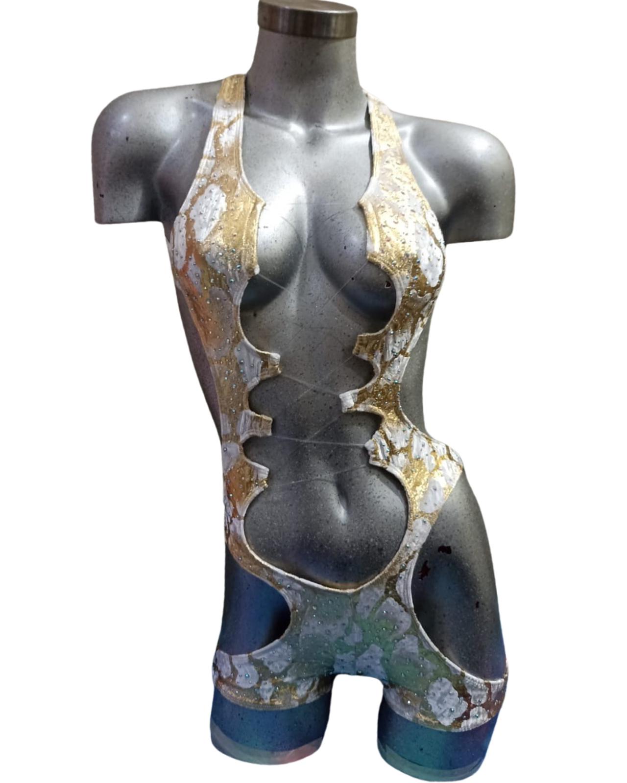 1N Body Emilia with Stones - On Request