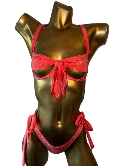 10A Set Moño With Stones