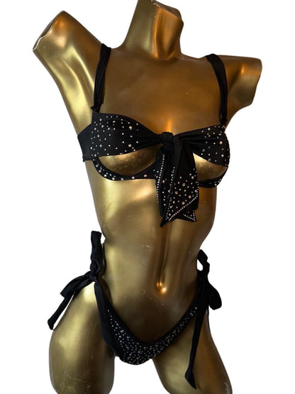 10A Set Moño With Stones