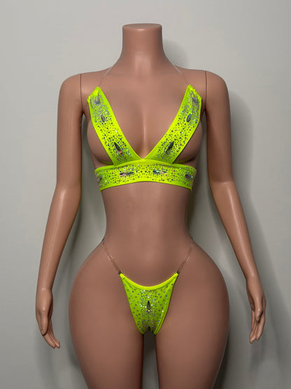 10B Set Betty Demi-Bras with Stones