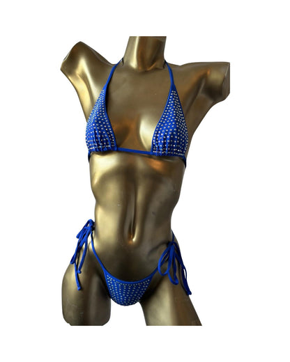 1A2 Set Sisi New with 2 cm back Thread with tie, With Stones - On Request