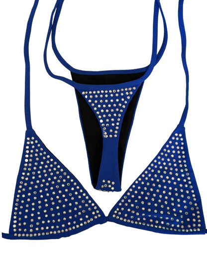 1A2 Set Sisi New with 2 cm back Thread with tie, With Stones - On Request