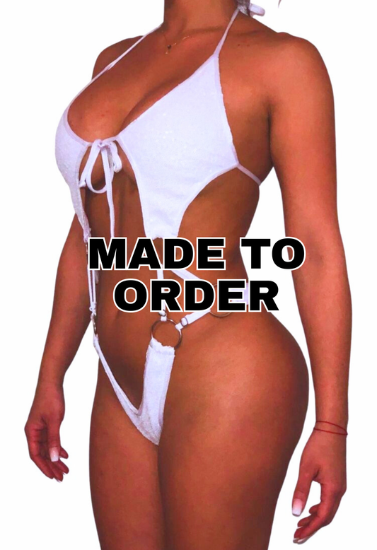 10F Body Candela with three rings on the sides of the waist Without Stones - Made to order