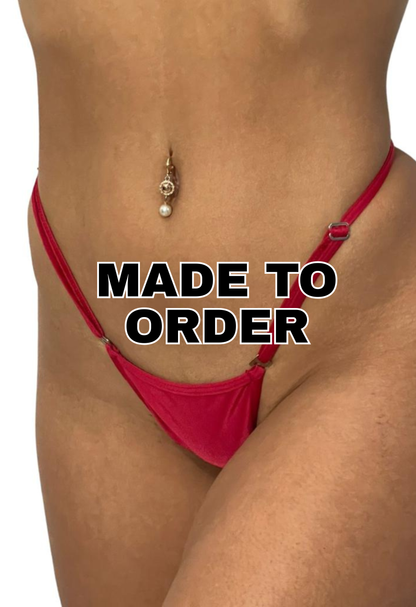 4C Woman's Loose Thread Titi With Adjusters Without Stone - Made to order
