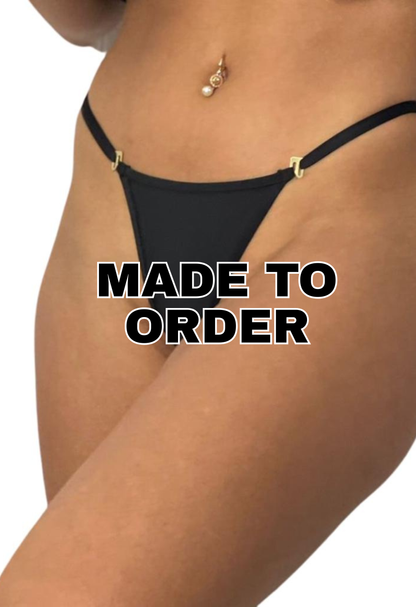 4D Woman's Loose Thread Sofia Without Triangle Back, Without Stone - Made to order