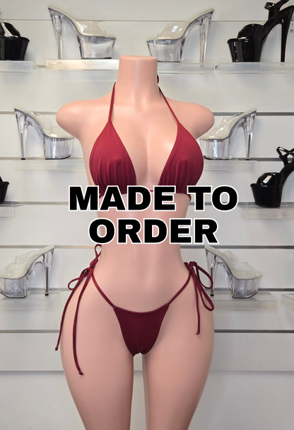10B Set Sisi Brasileño Without Stones - Made to order