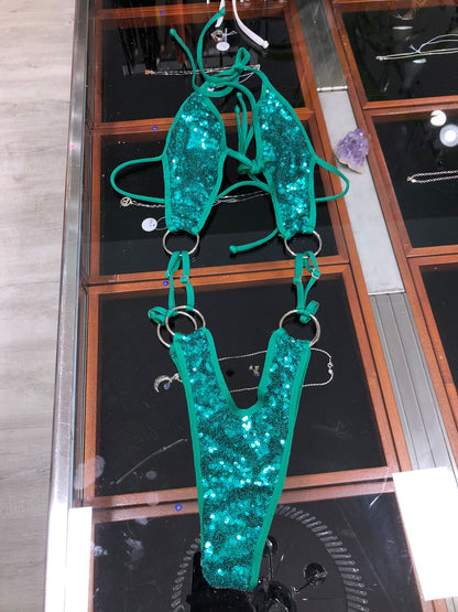 10F Body Candela with three rings on the sides of the waist Without Stones - Made to order