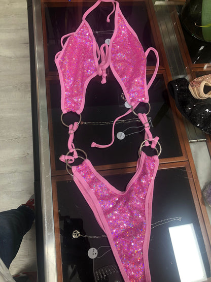 10F Body Candela with three rings on the sides of the waist Without Stones - Made to order